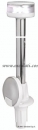 Leuchtstange mit 360� Rundumlicht EVOLED- ausziehbar mit Halterung aus Nylon/poliertem Edelstahl weiss