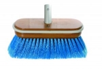 B�rste Deluxe mittel blau mit Wasserdurchlauf
