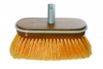 B�rste Deluxe weich gelb mit Wasserdurchlauf